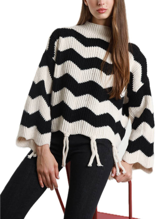 Maglia C/Nappine - Crema