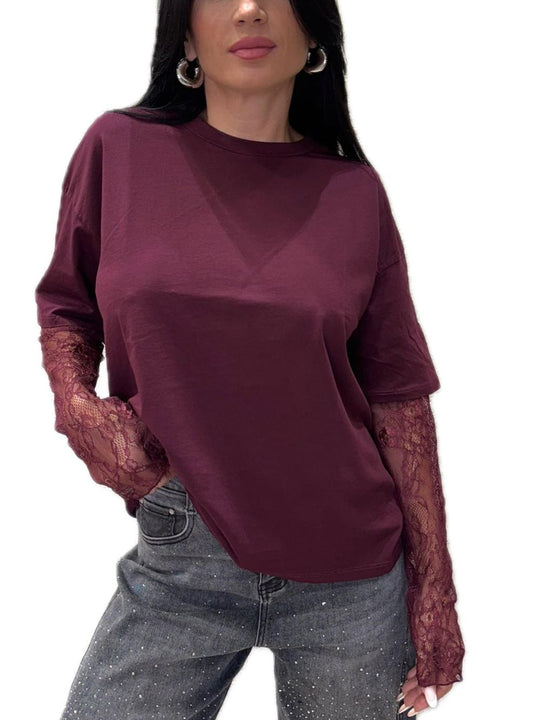 Maglia c/Pizzo - Vino