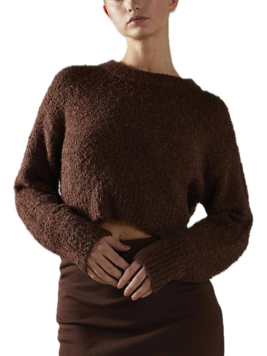 Ladies Jumper - Chocolate Brown