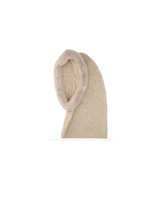 Cagoule Con F/Fur - Desert Taupe