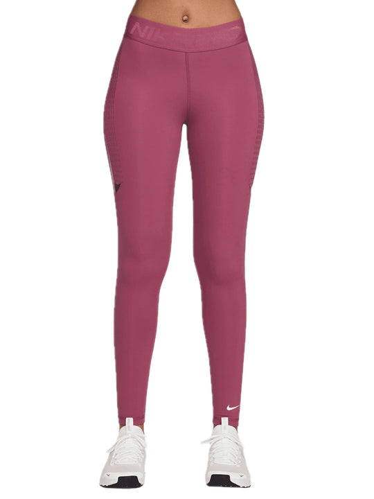 Nike Pro Women's Mid-Rise - Sweet Beet White