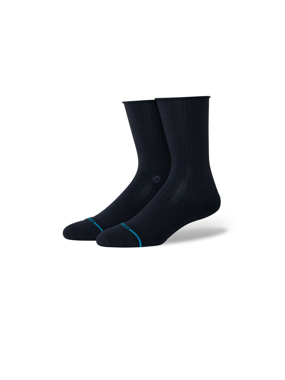 Rolled Solid Crew - Black — 1