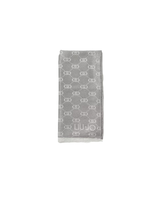 Stola Full Lurex Logo - Silver