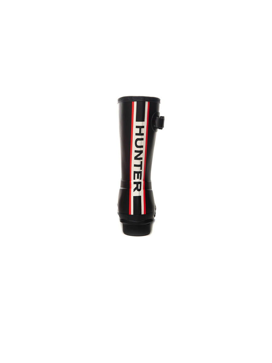 Women's Original Short Tri-Colour Logo Boot - Black