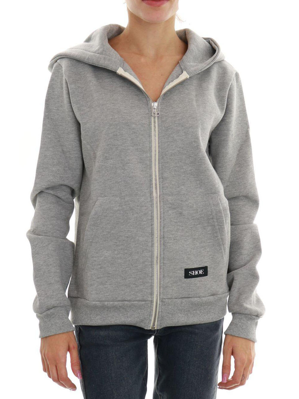 Zip Hooded Sweatshirt - Heather — 1