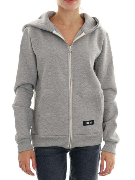 Zip Hooded Sweatshirt - Heather