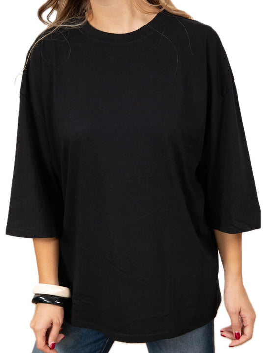 T-Shirt M/M 100% Cotone - Nero