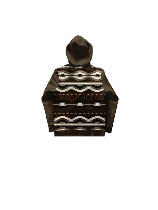 Hoodie Jacket Frech Terry MHFT Ottawa - Espresso