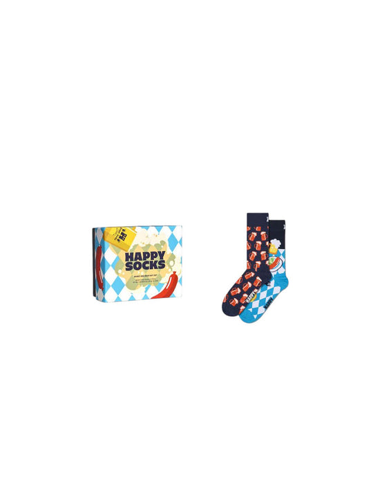 2 Pack Wurst And Beer Socks Gift - Light Blue