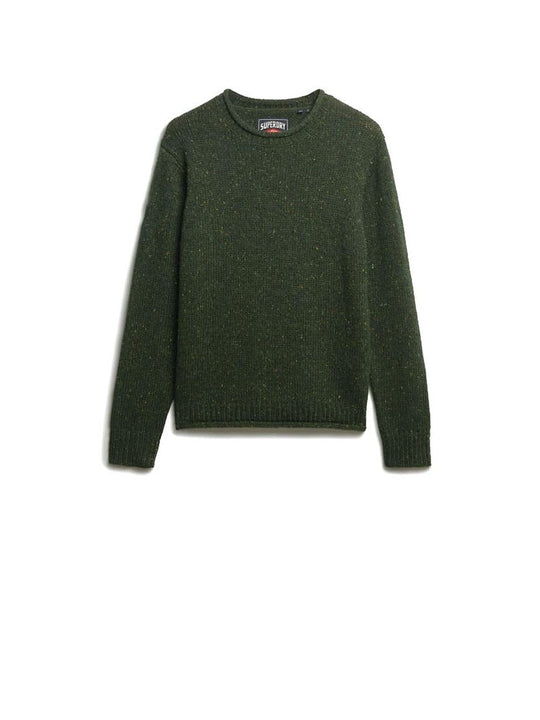 Donegal Jumper - Green Donegal