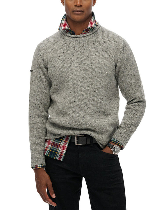 Donegal Jumper - Grey Donegal