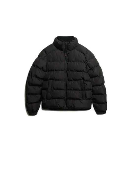 Sports Puffer Jacket - Black