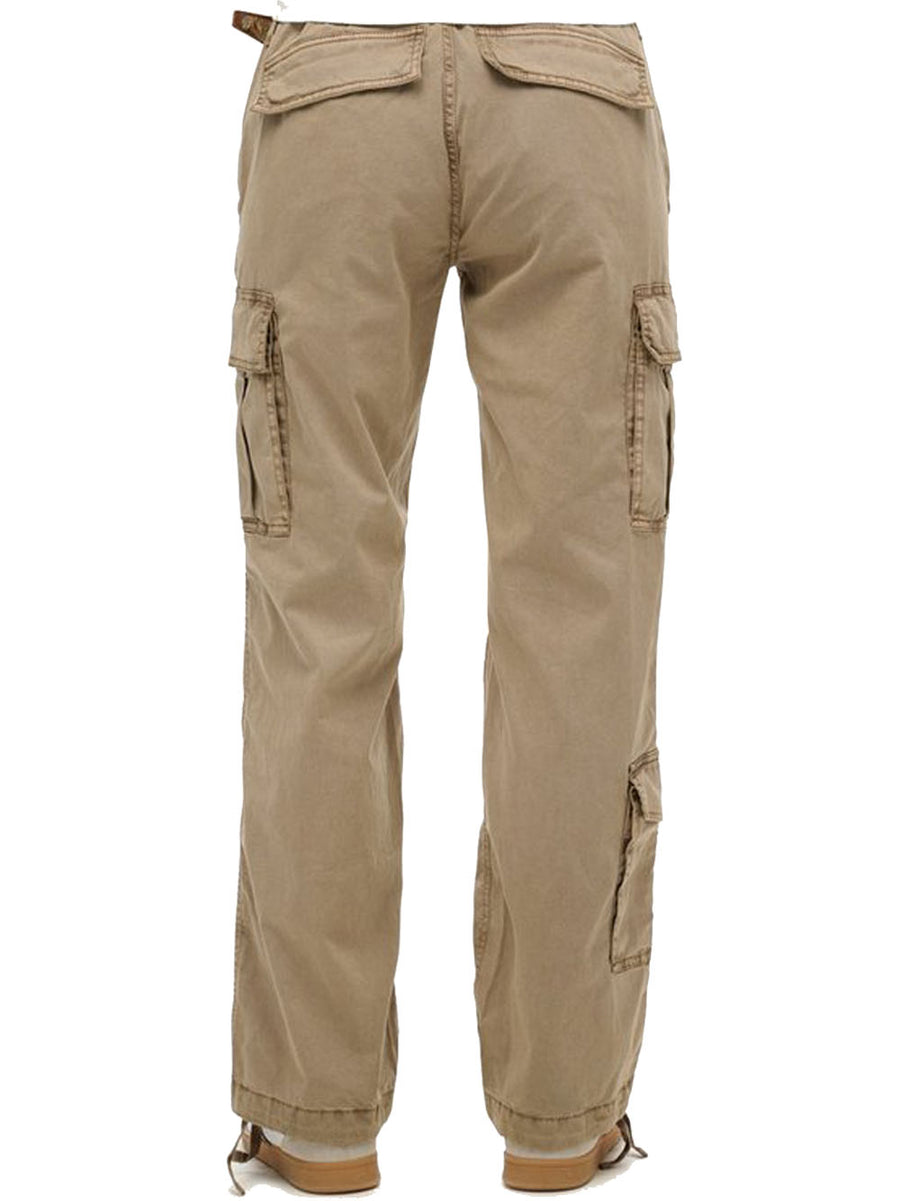 Low Rise Straight Cargo Pant - Deep Beige — 2