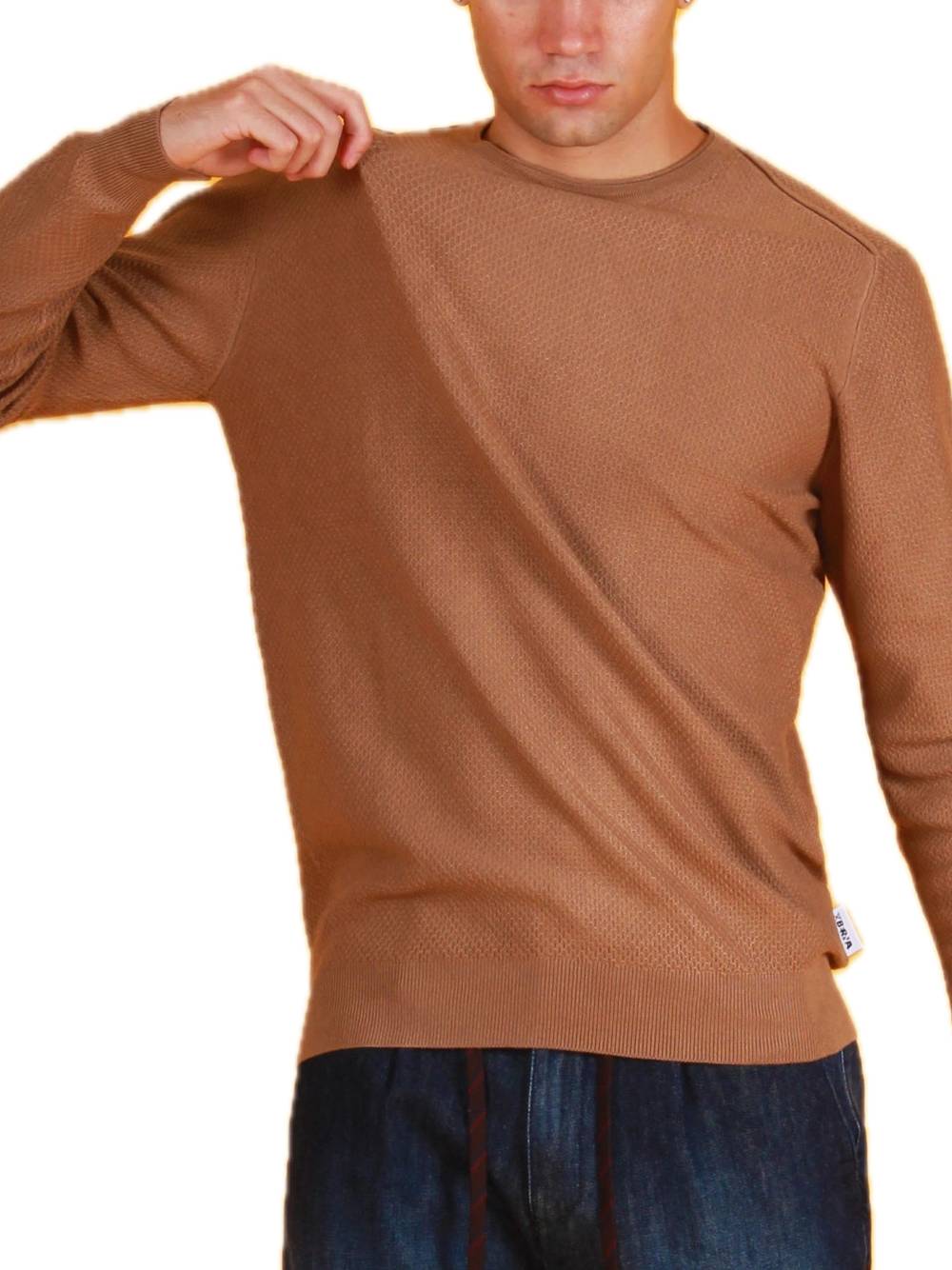 Crew neck - Honey/Mud — 1