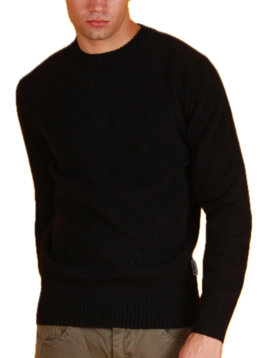 Lambswool Crew Neck - Black