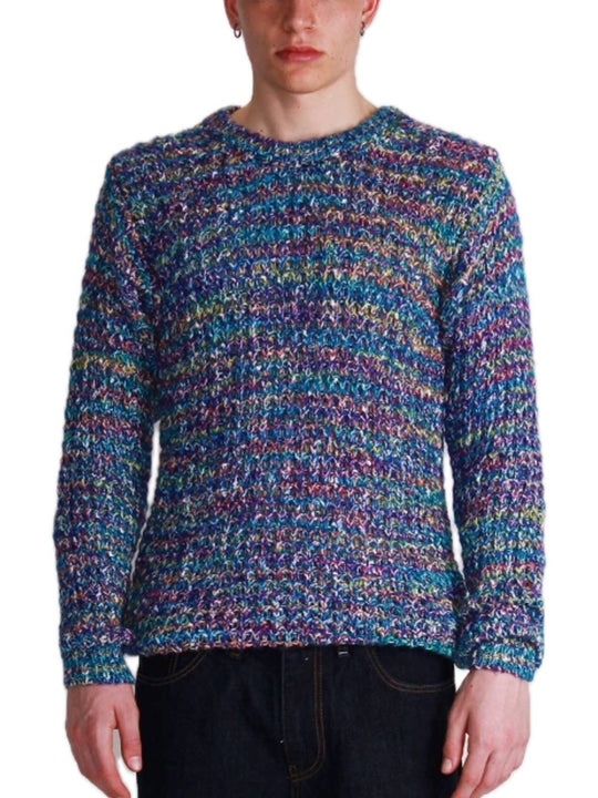 Girocollo Punto Pannocchia - Viola