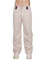 Wide Wale Corduroy Trousers - Cream