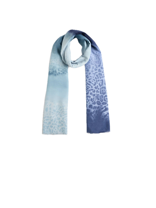 ECS Stola Shaed Animal 70x180 - Light Denim