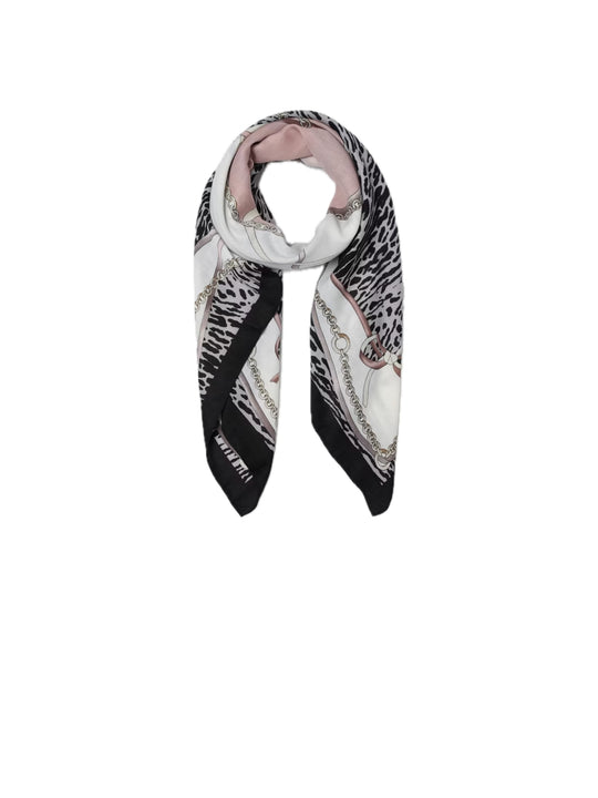 Foulard Ribbon Animalier - Nero