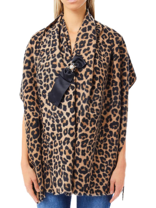 Stola Stampata C/Spilla - Animalier