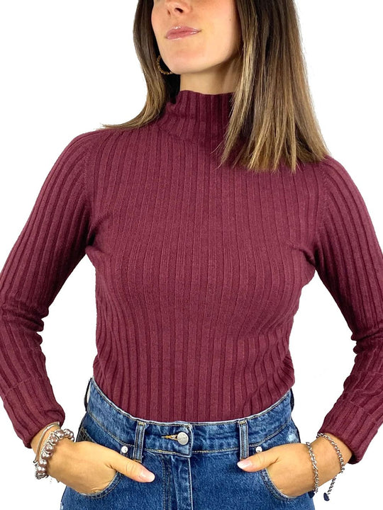 Maglia 50%vi 27%pl 23%pa - Bordeaux