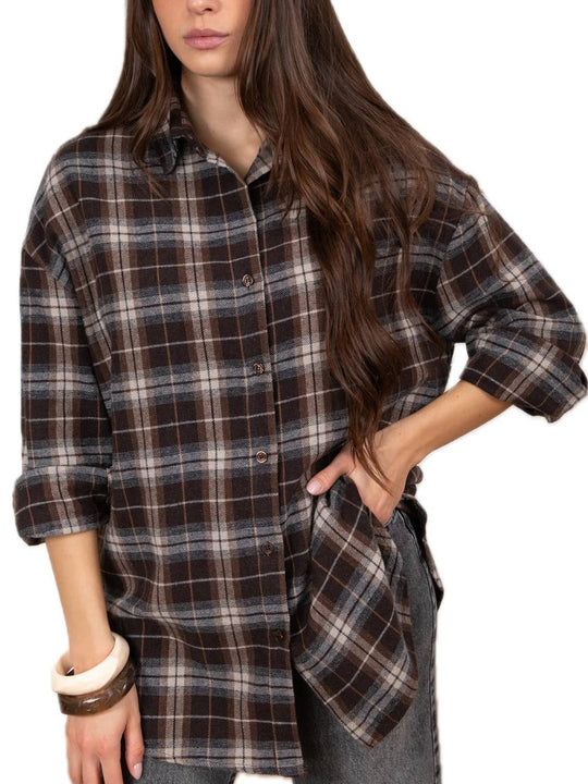 Camicia Quadri - Moro