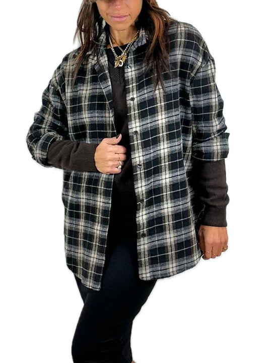 Camicia Quadri - Nero