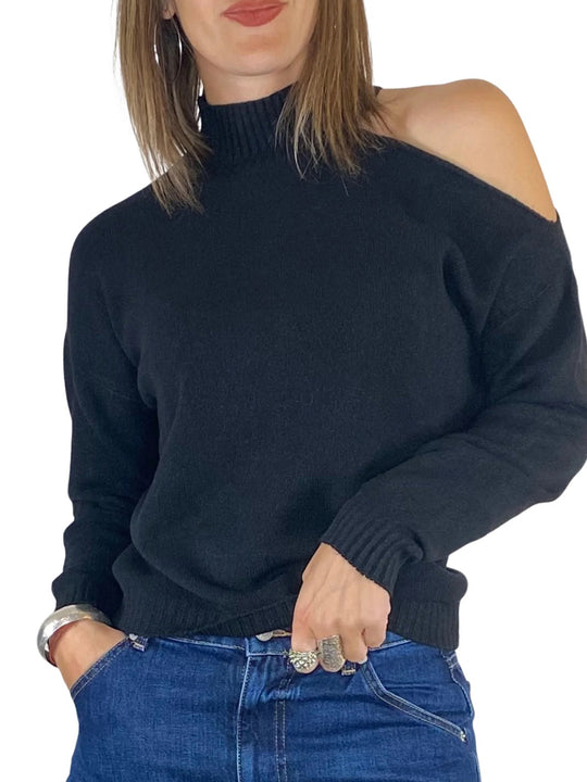 Maglia Dolcevita - Nero