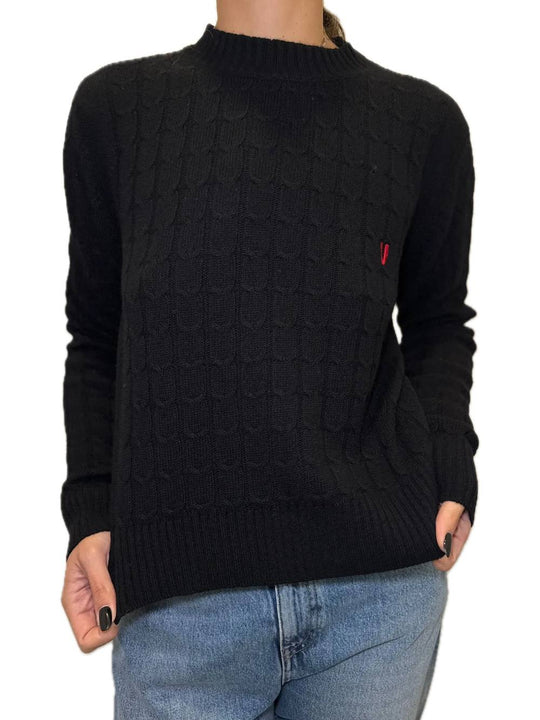 Knitwear Trecce - Nero