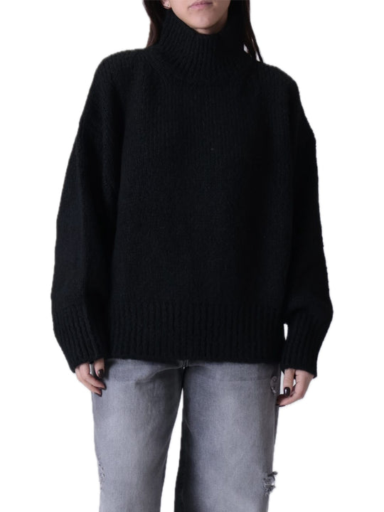 Knitwear Collo Alto - Nero