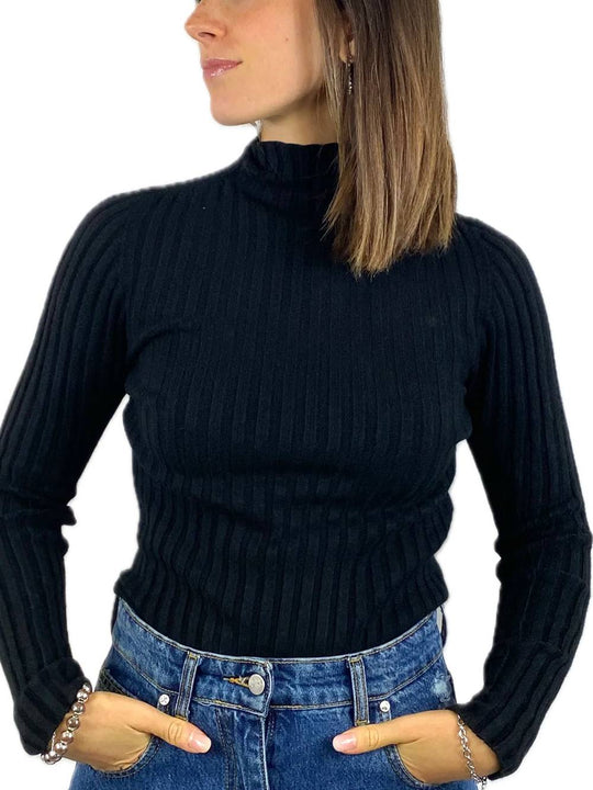 Maglia 50%vi 27%pl 23%pa - Nero