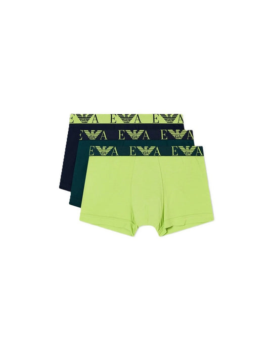 Emporio Armani 3 Pack Boxer - Ar Blu Pine Lime