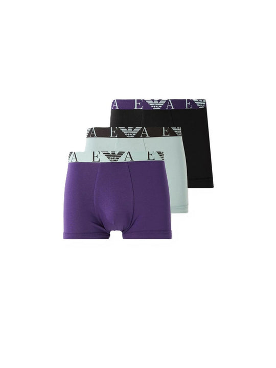Emporio Armani 3 Pack Boxer - Choco Surf Grape