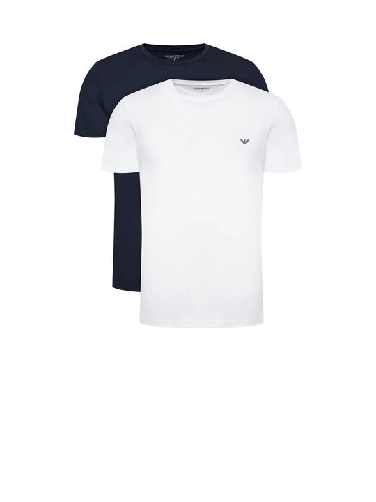 2 Pack T-Shirt - Armani Blu White