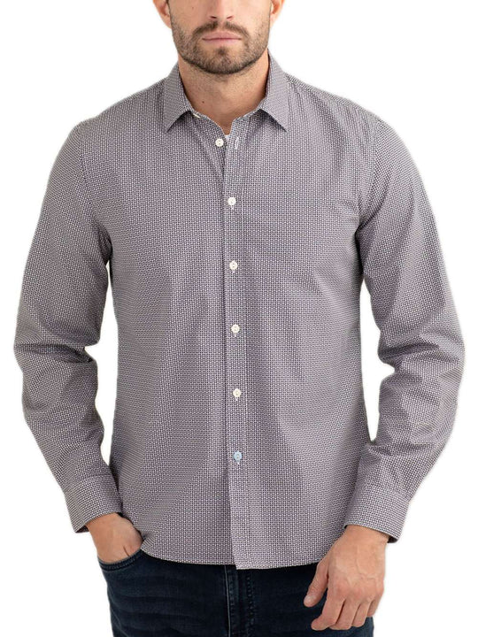 Camicia M/L Stampata - Blue