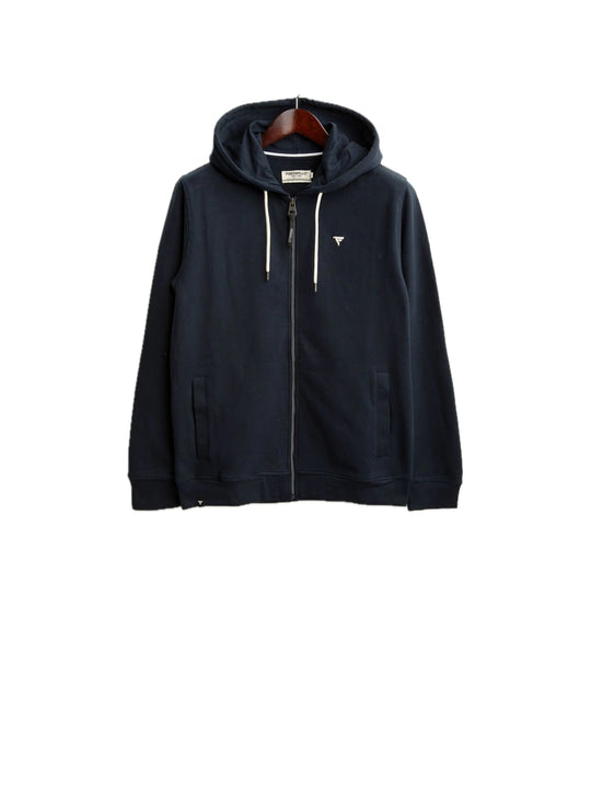 Felpa Manica Lunga Con Cappuccio - Blue