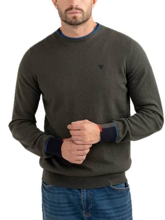 Maglia Manica Lunga Girocollo - Army