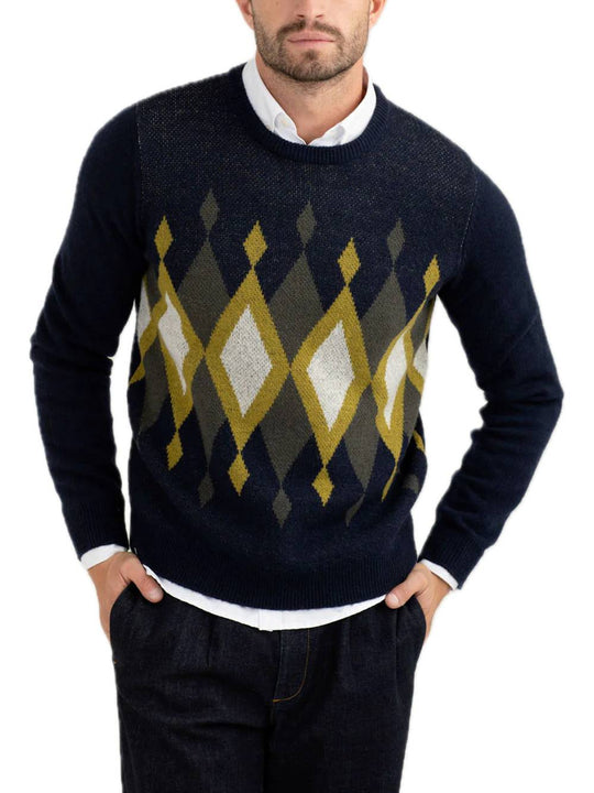 Maglia Manica Lunga Girocollo - Blue