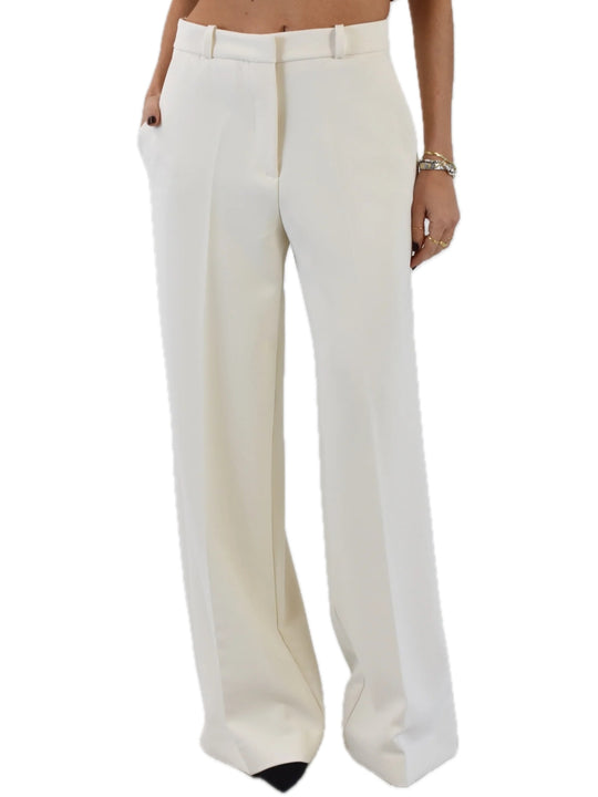 Pantalone Palazzo - Bianco