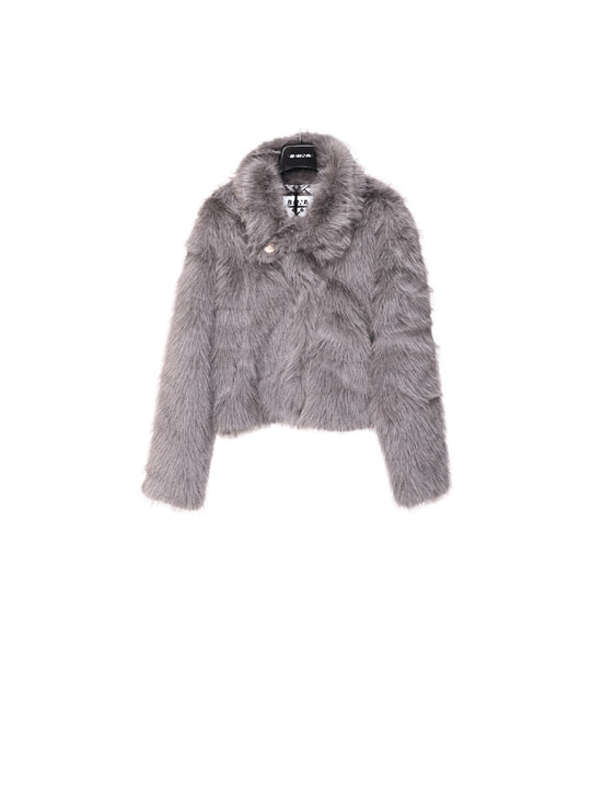 Giacca Ecopelliccia - Grigio