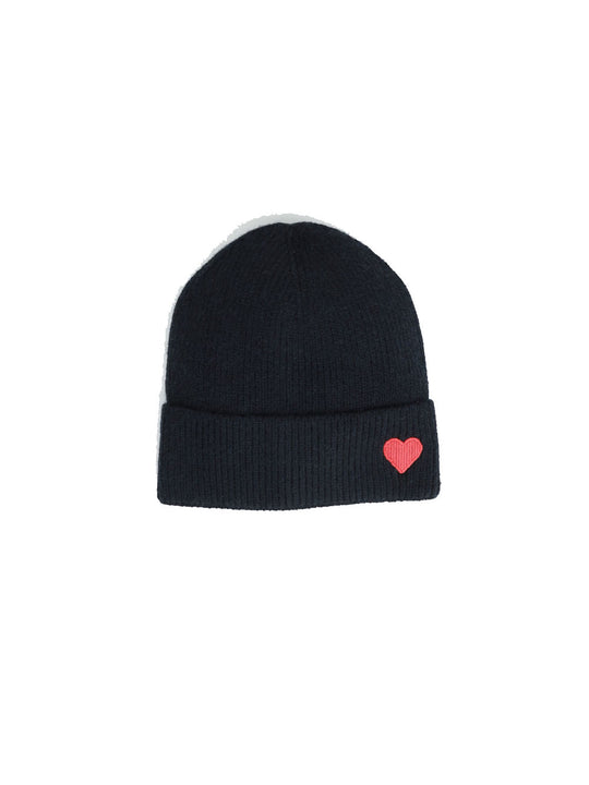 Cuffia Cuore - Nero Rosso