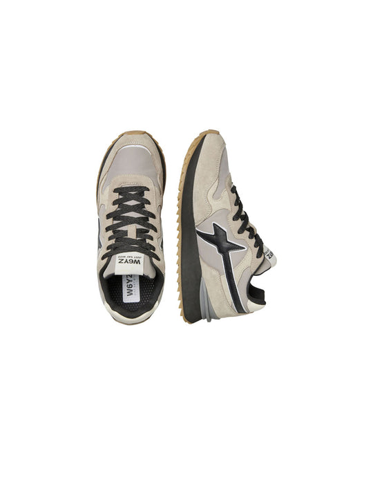 Yak-M Suede Nylon Sole Just - Taupe Beige Black