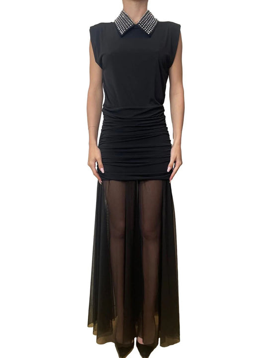 Abito Colletto - Nero