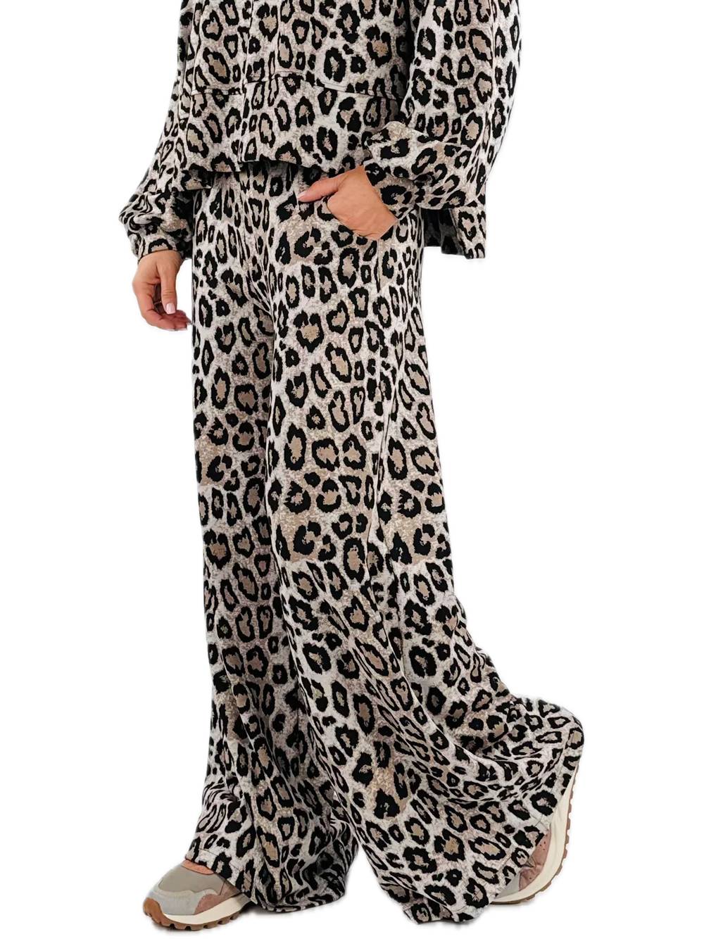 Pantalone Maglia Con Tasche - Fantasia — 2