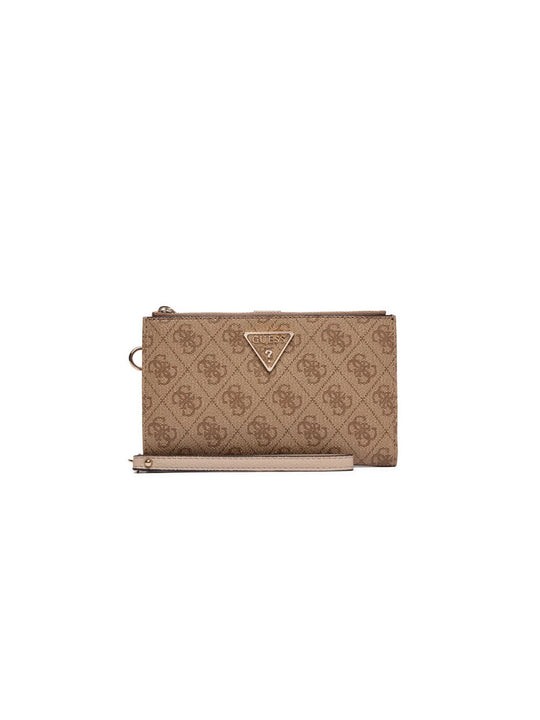 Laurel II Slg Dbl Zip Organizer - Latte Logo