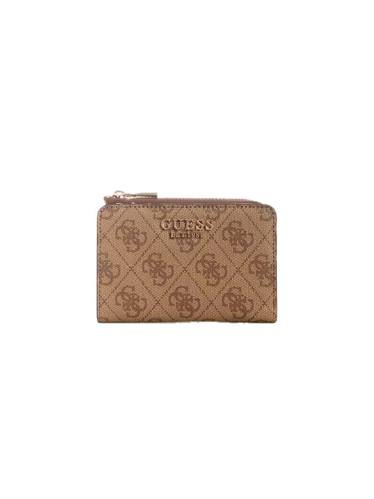 Laurel II Slg Zip Arnd Crd Case - Latte Logo