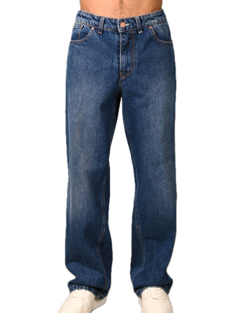 5-Pocket Palazzo Jeans - Denim — 1