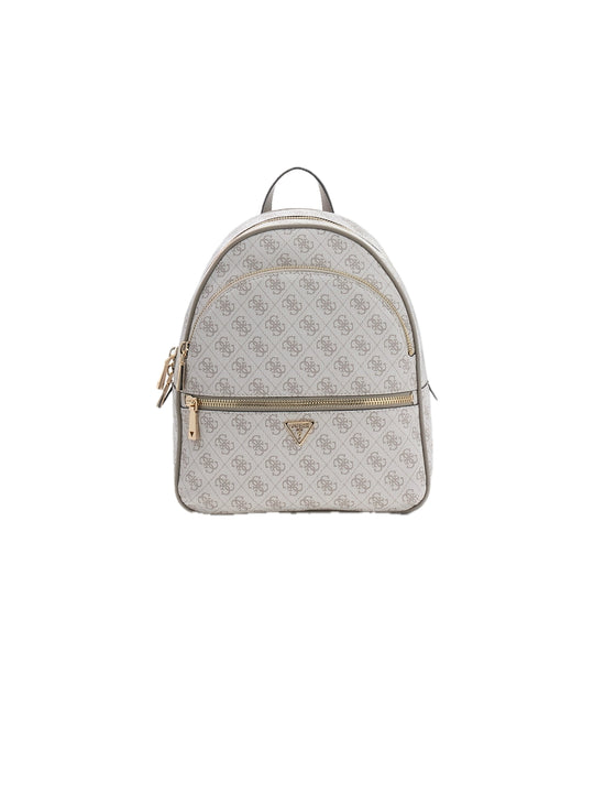 Manhattan II Large Backpack - Dark Taupe Logo