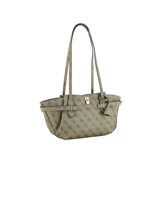Yesba Girlfriend Shoulder Satchel - Latte Logo