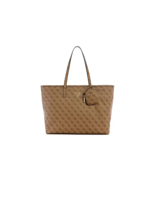 Power Play II Large Tech Tote - Latte Logo